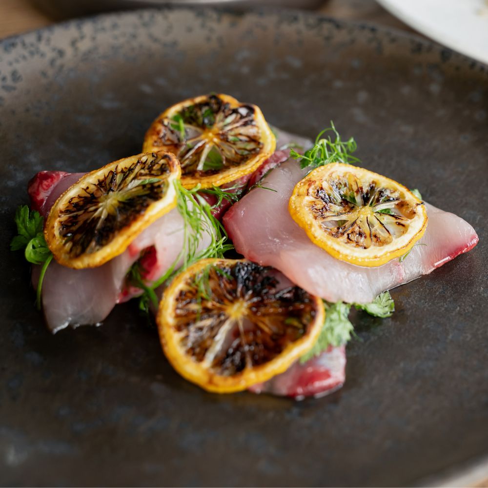 鰤のハーブマリネ