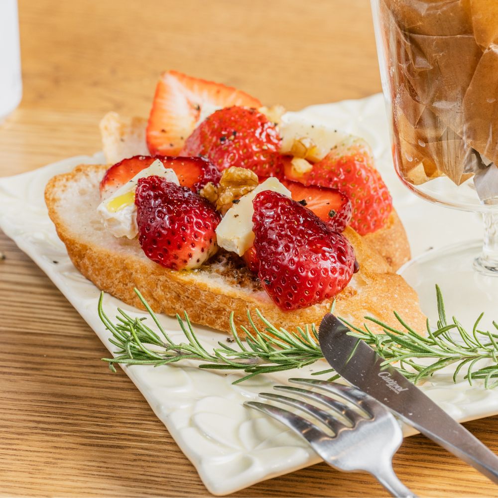 いちごのタルティーヌ