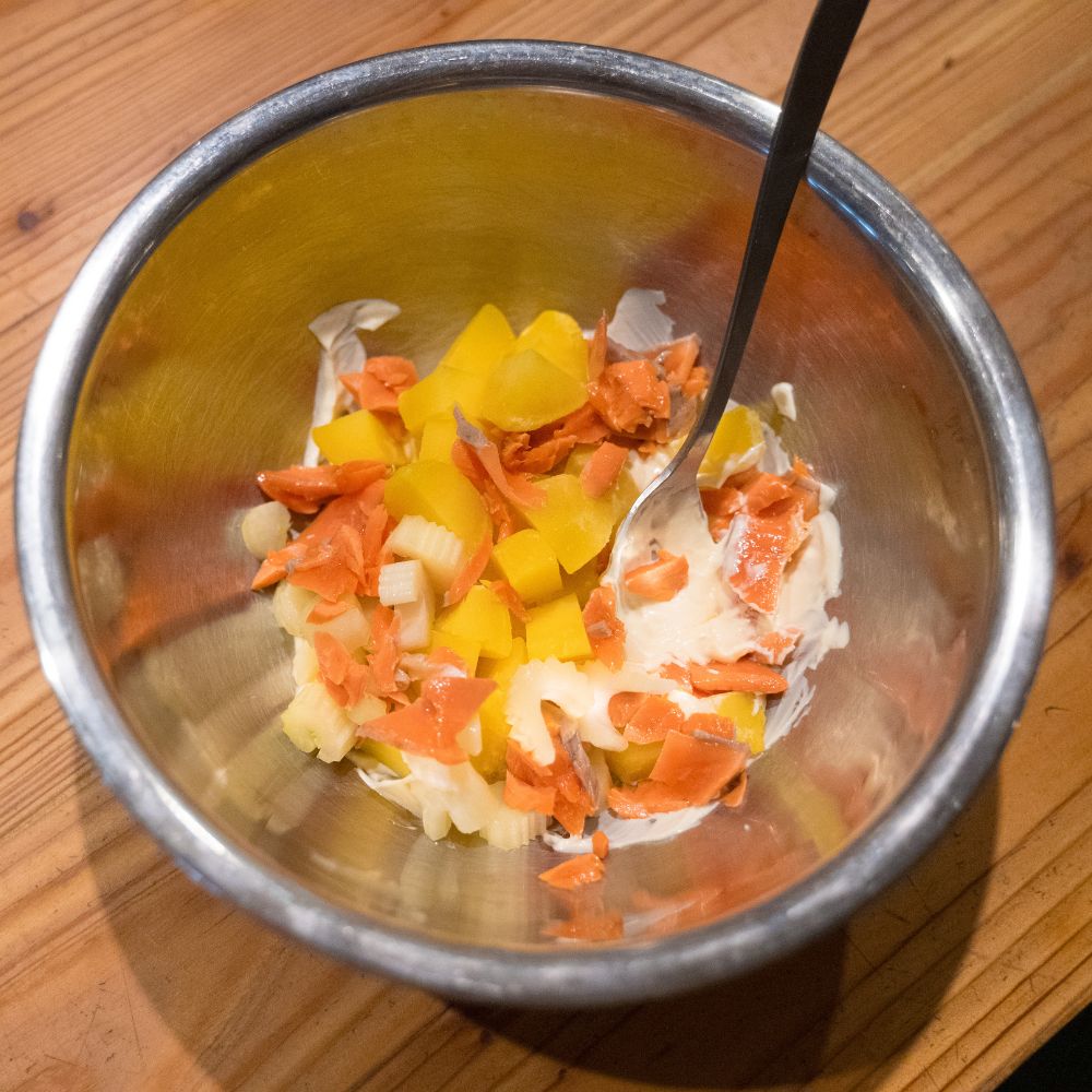 ジャガイモと酒粕のポテトサラダ