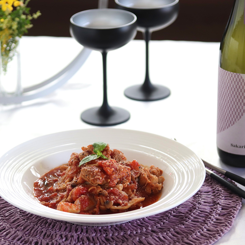 鶏肉のトマト煮込み