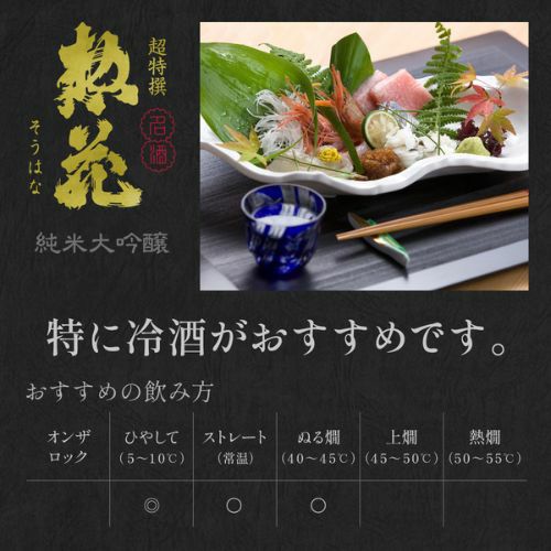 木箱入】超特撰 惣花 純米大吟醸 720ml｜ SAKARI online（日本盛）