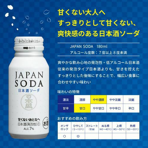 JAPAN SODA 【30本入】｜ SAKARI online（日本盛）