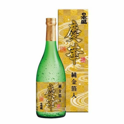 化粧箱入】慶華 純金箔入 720ml ｜ SAKARI online（日本盛）